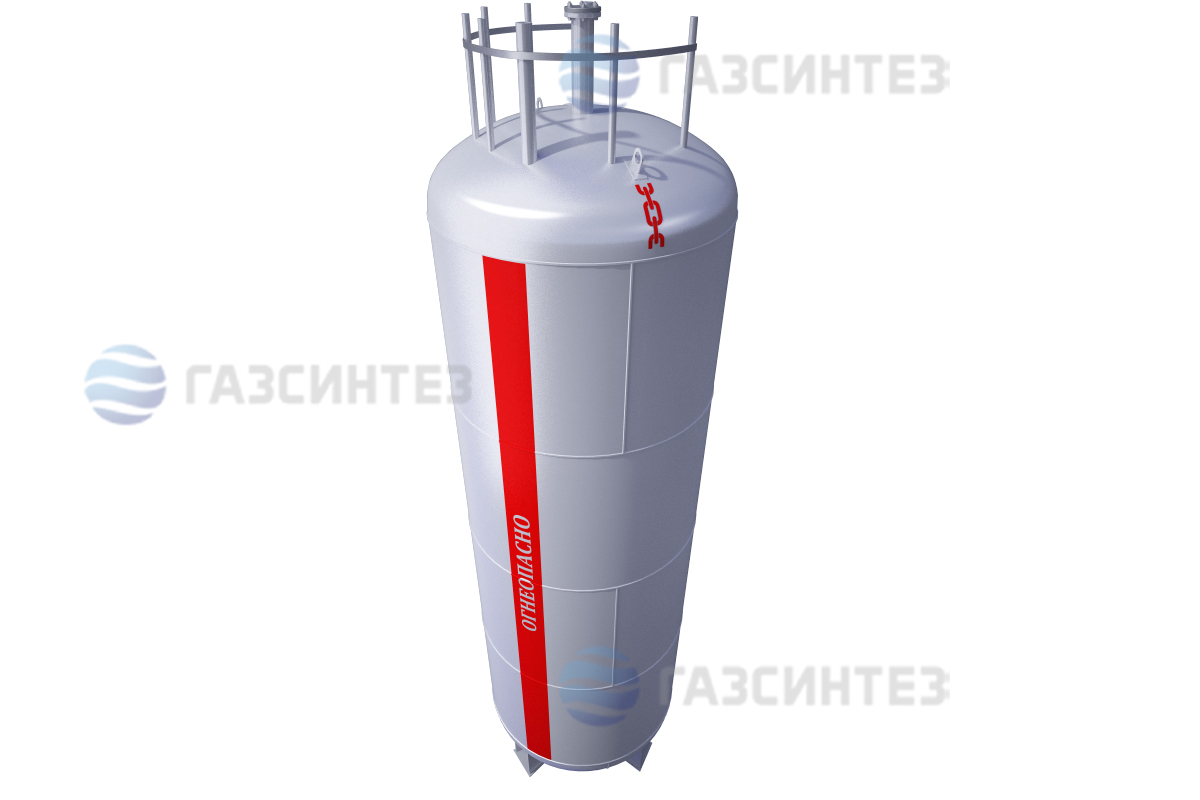 Вертикальный наземный резервуар для СУГ объемом 5,0 м3 от Завода-изготовителя